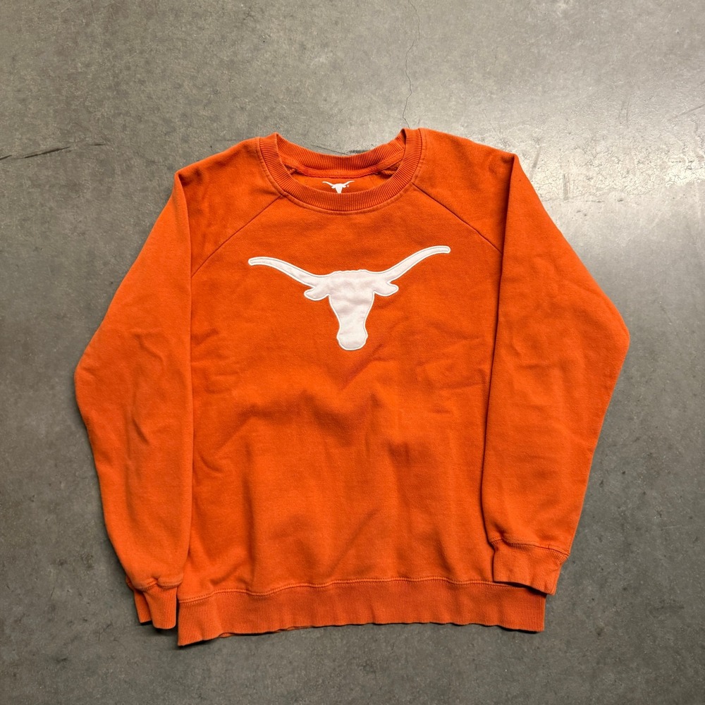 We Are Texas University of Texas Longhorns Sweatshirt Women Large Burnt Orange